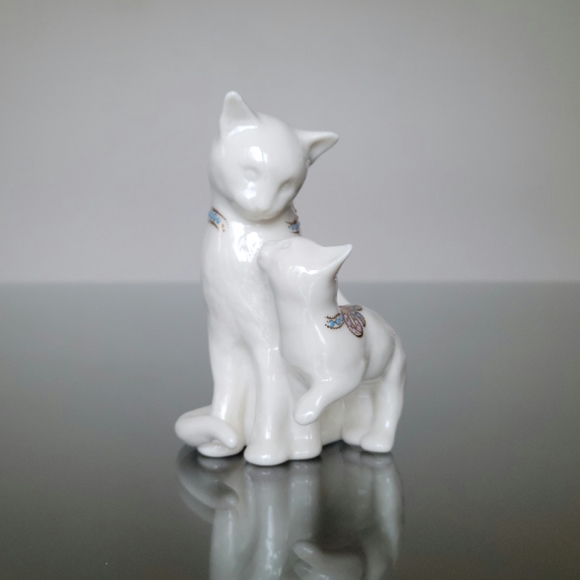 Lenox Other - SOLD - Lenox China Jewels Collection Mother Cat/Kitten Motherly Love Figure 1995